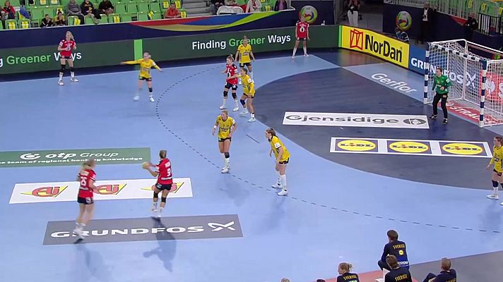Balonmano - Campeonato de Europa femenino: Noruega - Suecia