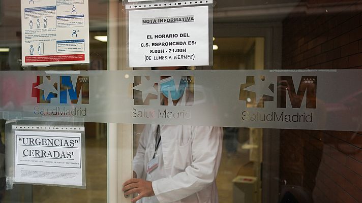 Telediario 1 - Sanitarios denuncian falta de personal en las urgencias extrahospitalarias de Madrid