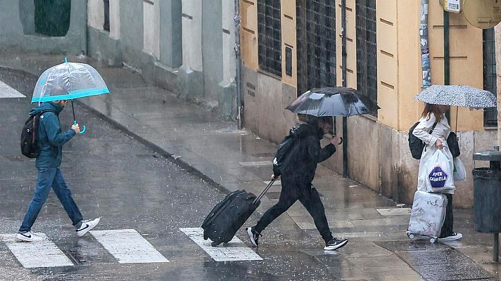 El tiempo - Lluvia en el área cantábrica y temperaturas en descenso