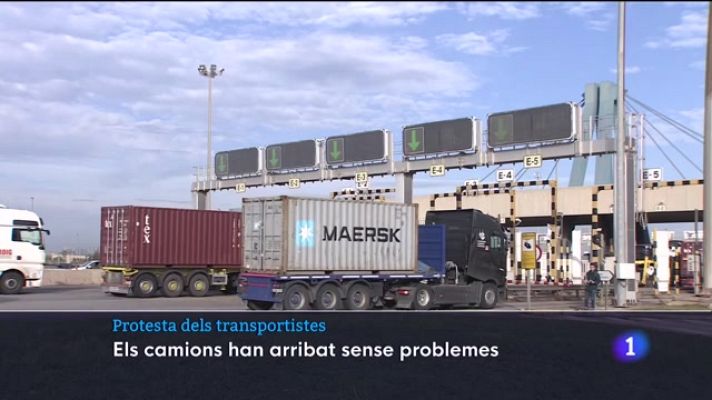 Informatiu Balear - Protesta dels transportistes