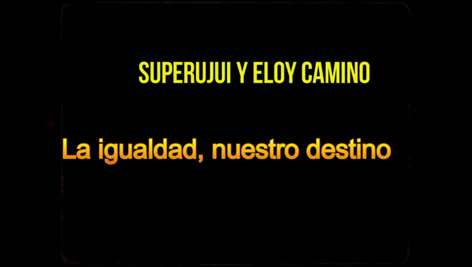 Colegio Eloy Camino (Albacete) - La igualdad, nuestro destino