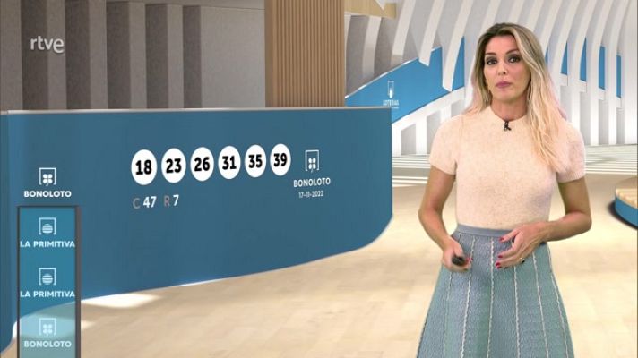 Loterías - Sorteo de la Lotería Nacional, Bonoloto, Primitiva y Jóker del 17/11/2022
