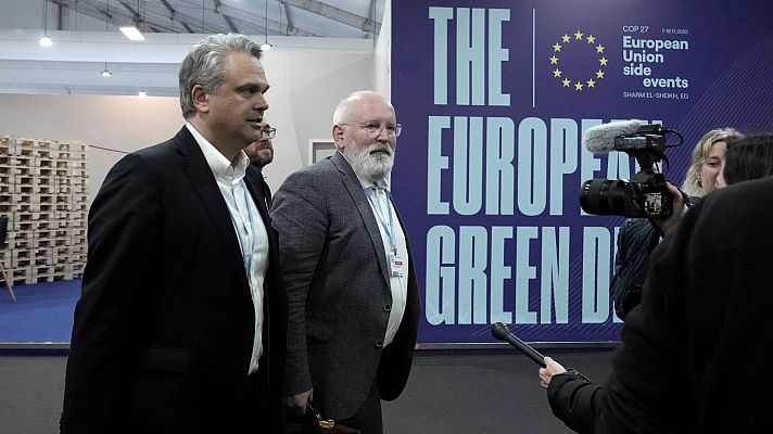 Telediario Fin de Semana - La UE amenaza con romper con la COP27 si no hay acuerdo para mantener el límite de 1,5 Cº