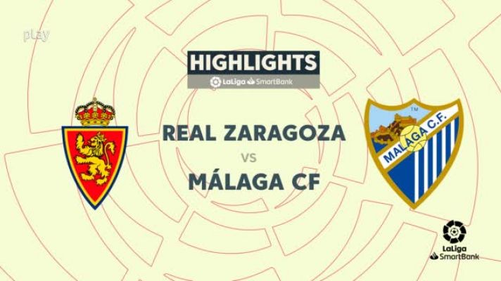 Resúmenes de LaLiga - Zaragoza-Málaga: resumen del partido, 16ª jornada