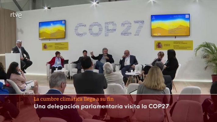 Parlamento - Cumbre del Clima: Diputados en la COP27