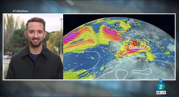 El temps - La borrasca Denise deixarà vent, mala mar, pluja, neu i fred