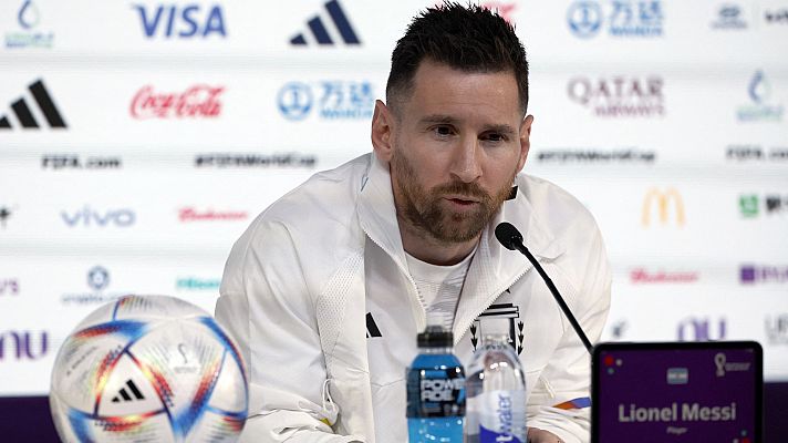 Copa Mundial de la FIFA 2026 - Rueda de prensa selección argentina Lionel Scaloni y Leo Mes