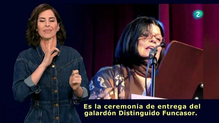 En lengua de signos - Dansign de Itahisa Dubois, Distinguido Funcasor