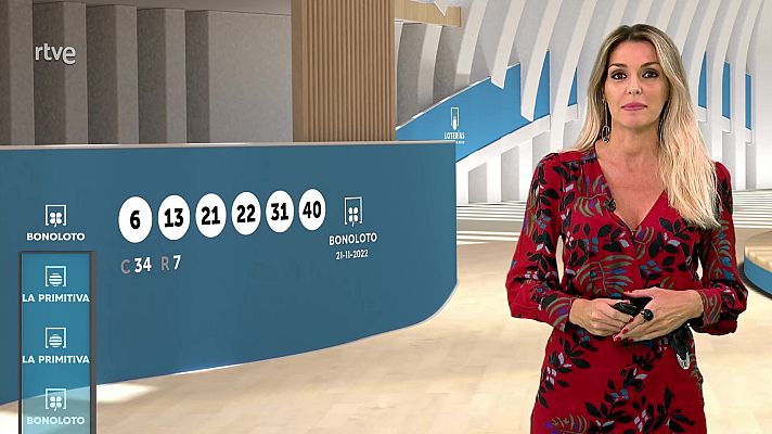 Loterías - Sorteo de la Bonoloto y Primitiva del 21/11/2022
