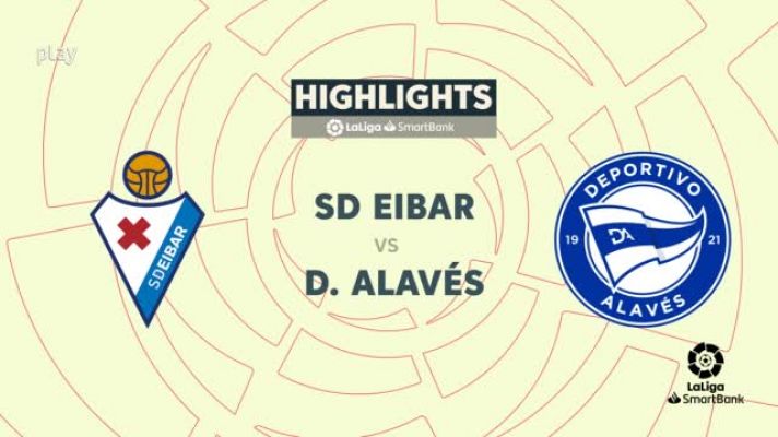 Resúmenes de LaLiga - Eibar-Alavés: resumen del partido, 16ª jornada