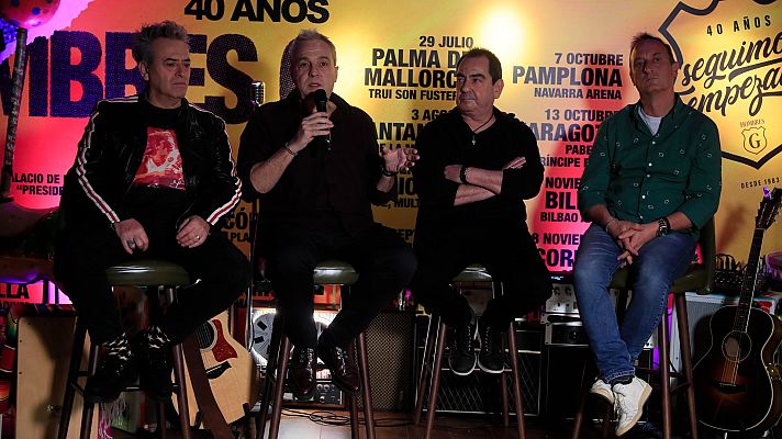 Telediario 1 - Los Hombres G celebran sus 40 años sobre los escenarios con una gira mundial