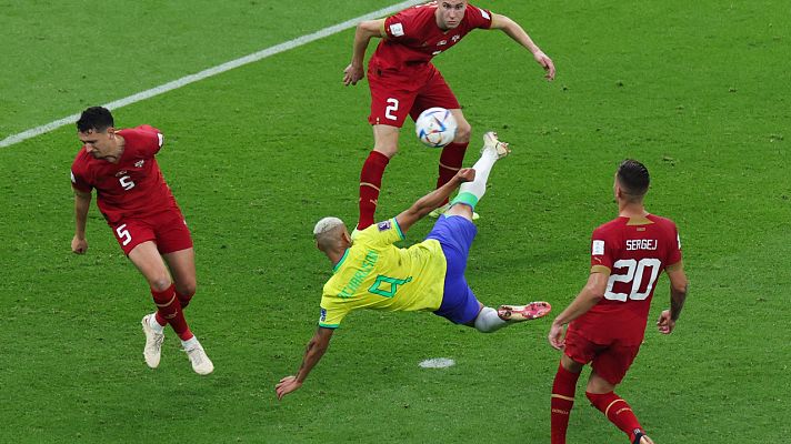 Resúmenes Copa Mundial de la FIFA Catar 2022 - Brasil - Serbia: resumen y goles
