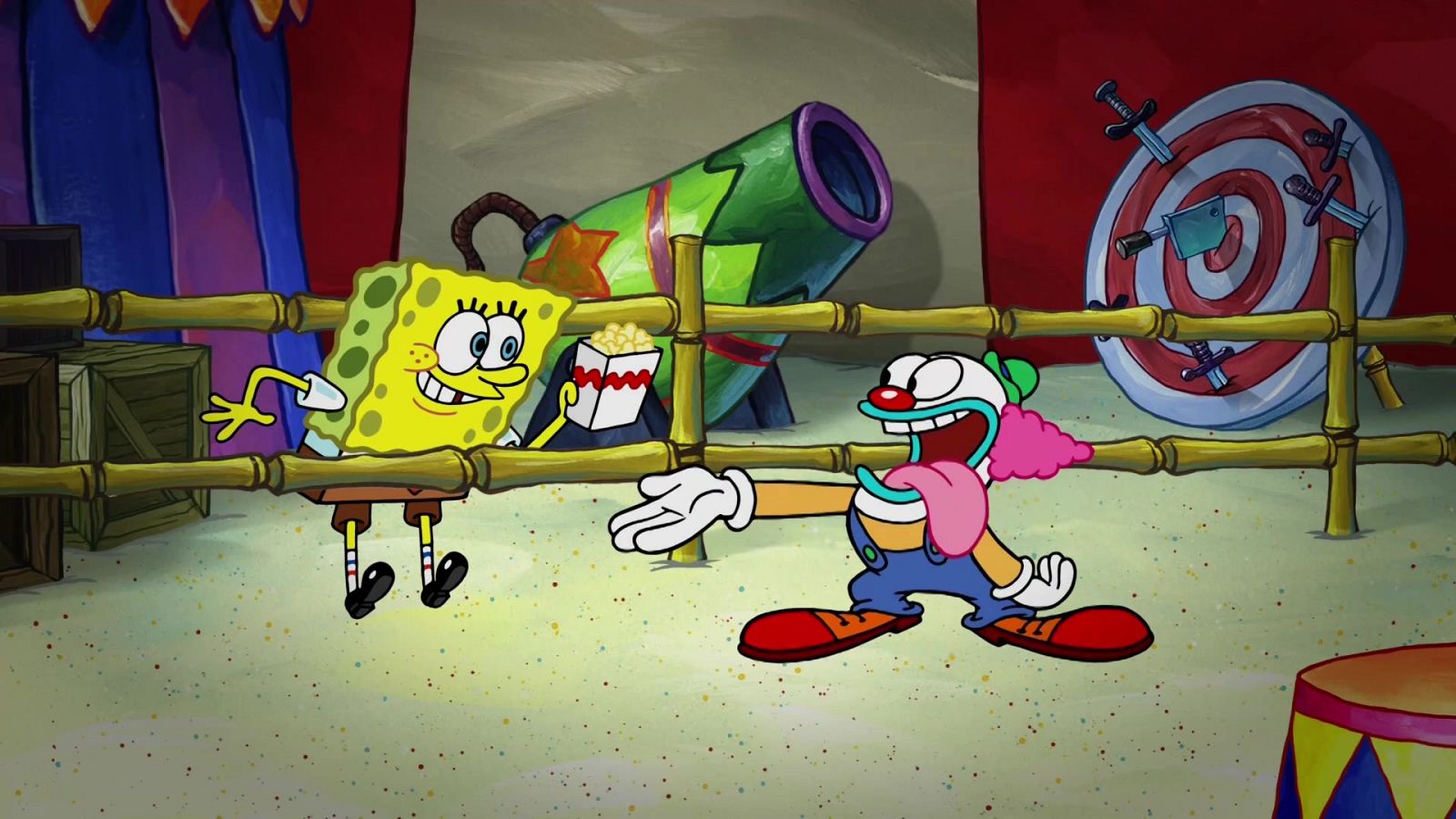 No den de comer a los payasos - Bob Esponja | Ver