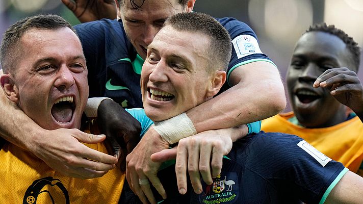 Resúmenes Copa Mundial de la FIFA Catar 2022 - Túnez - Australia: Resumen y goles