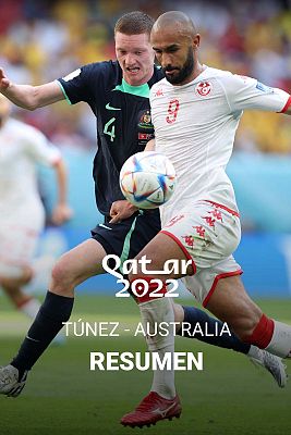 Resúmenes Copa Mundial de la FIFA Catar 2022 - Túnez - Australia: Resumen y goles