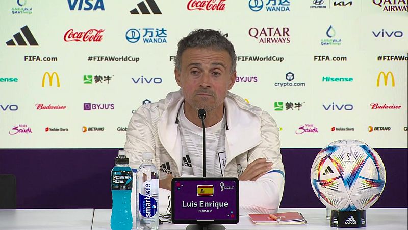 Fútbol. Mundial de Catar - Rueda de prensa Selección española Luis Enrique y Dani Olmo - ver ahora