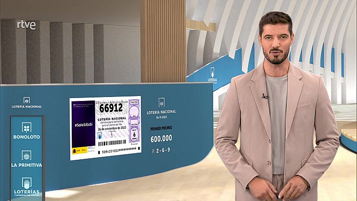 Loterías - Sorteo de la Lotería Nacional del 26/11/2022
