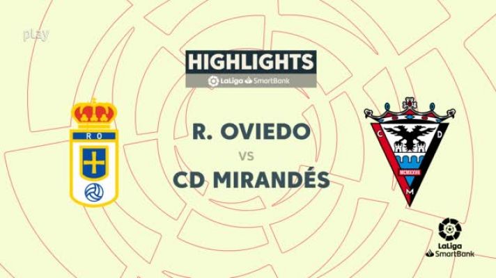 Resúmenes de LaLiga - Oviedo-Mirandés: resumen del partido, 17ª jornada
