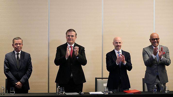 Telediario Fin de Semana - El gobierno de Maduro y la oposición venezolana retoman el diálogo y llegan a un acuerdo sobre la ayuda humanitaria