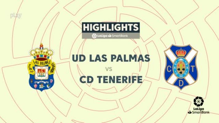 Resúmenes de LaLiga - Las Palmas-Tenerife: resumen del partido, 17ª jornada