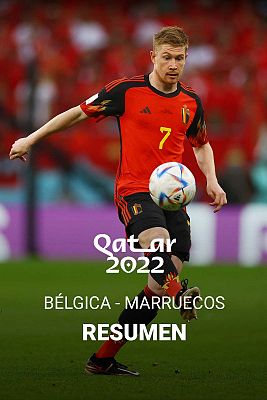Resúmenes Copa Mundial de la FIFA Catar 2022 - Bélgica - Marruecos: Resumen y goles