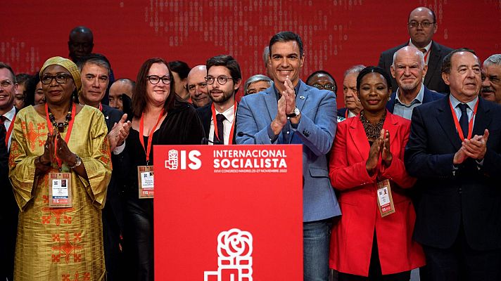 Telediario Fin de Semana - Sánchez abre su mandato en la Internacional Socialista