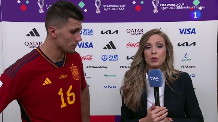 Copa Mundial de la FIFA 2026 - Mundial 2022 | Rodri, a TVE: "Se podía haber evitado el gol, viene de una pérdida"