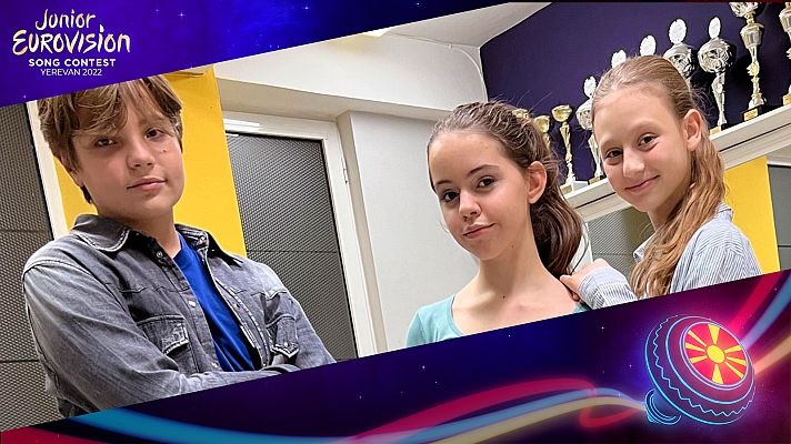 Eurovisión Junior - Lara, Jovan e Irina "Zivotot e pred mene" (North Macedonia)