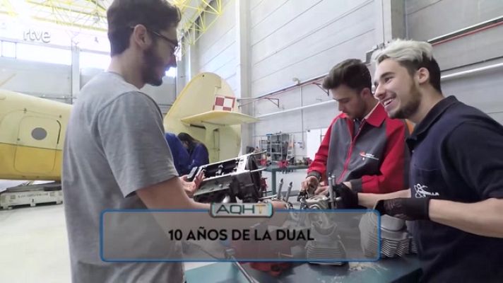 Aquí hay trabajo - FP Dual: 10 años combinando formación y empleo