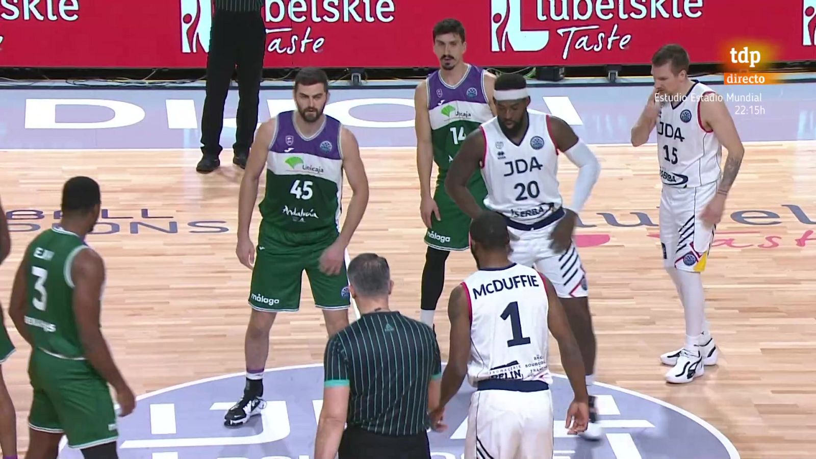 Baloncesto - Champions League. 7ª jornada: JDA Bourgogne Dijon - Unicaja - ver ahora