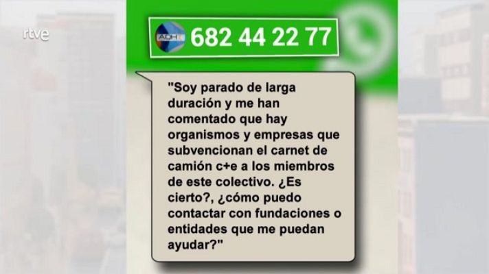 Aquí hay trabajo - Ayudas para conseguir el carnet de camión