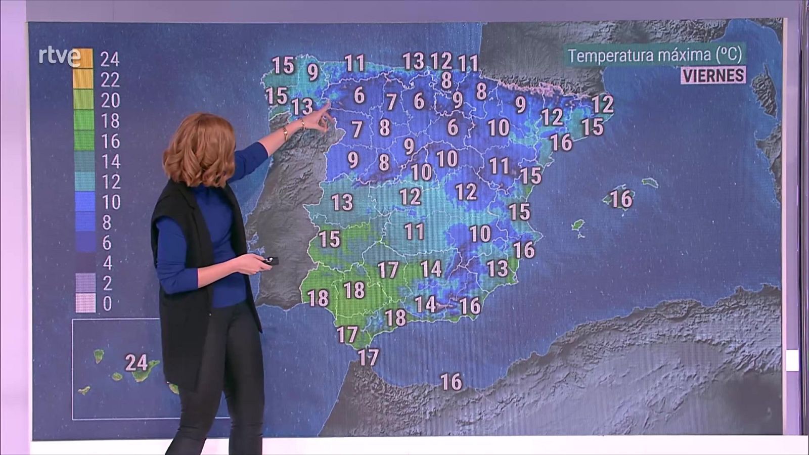 Nuboso de madrugada en el área del Estrecho y Andalucía occidental, con precipitaciones, que irán remitiendo a lo largo del día, a la vez que disminuirá la nubosidad - ver ahora