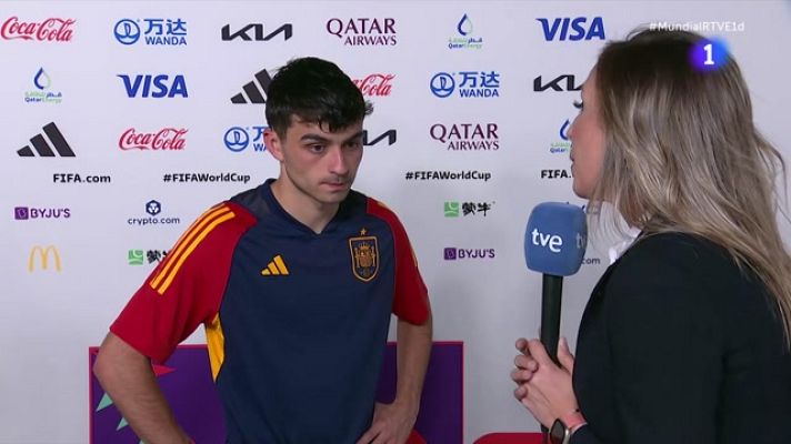  - Pedri, a TVE: "Era un partido que no nos esperábamos perder"