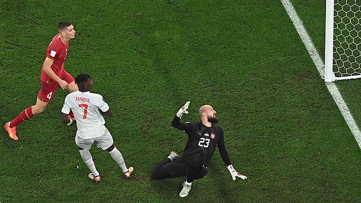 Resúmenes Copa Mundial de la FIFA Catar 2022 - Serbia - Suiza: resumen y resultado