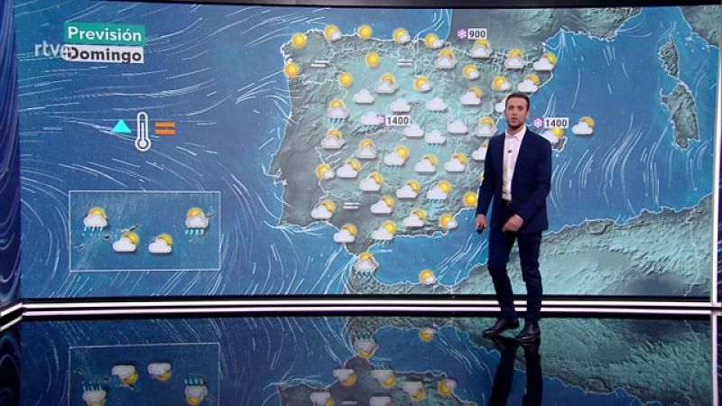 Heladas localmente fuertes en Pirineos. Precipitaciones localmente fuertes en litoral gaditano y Estrecho por la tarde - ver ahora