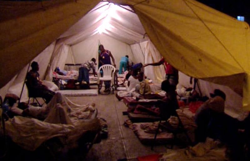 En Haití preocupa, y mucho, la situación de muchos heridos y enfermos