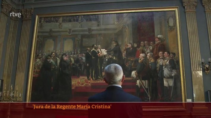 Parlamento - La 'Jura de la Regente María Cristina' por Emilio Lara