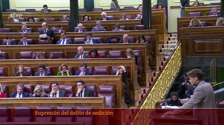 Parlamento - La sedición supera los vetos
