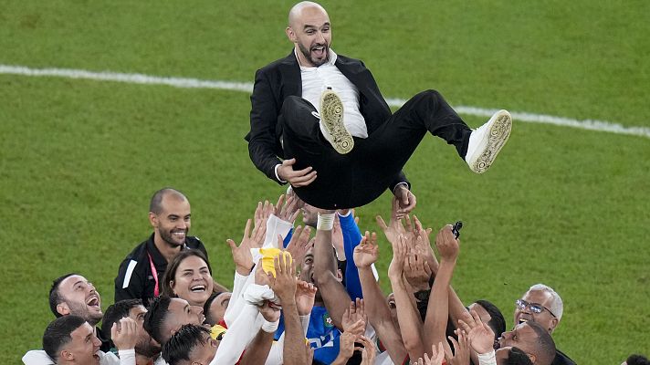 Telediario 1 - Así es Walid Regragui, el seleccionador de Marruecos