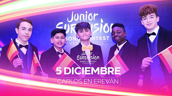 Eurovisión Junior - 5 de diciembre: Carlos Higes enciende la Navidad en Armenia