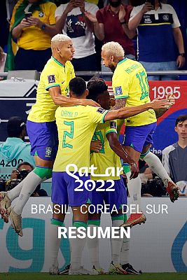 Resúmenes Copa Mundial de la FIFA Catar 2022 - Brasil - Corea del Sur: resumen y goles
