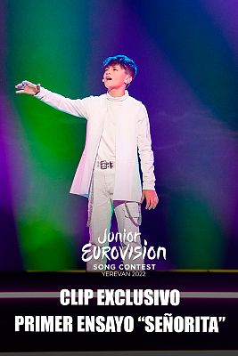 Eurovisión Junior - Clip en exclusiva del primer ensayo de Carlos Higes