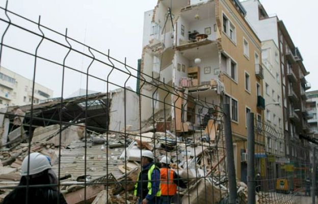  - Se derrumba edificio en Madrid