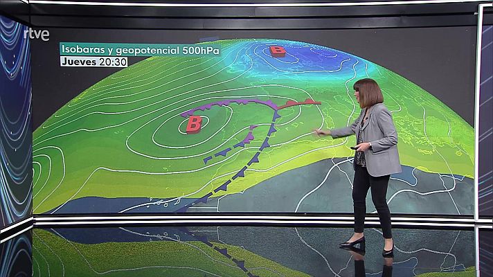 El tiempo - Nieblas localmente persistentes en las depresiones de Huesca y Lérida