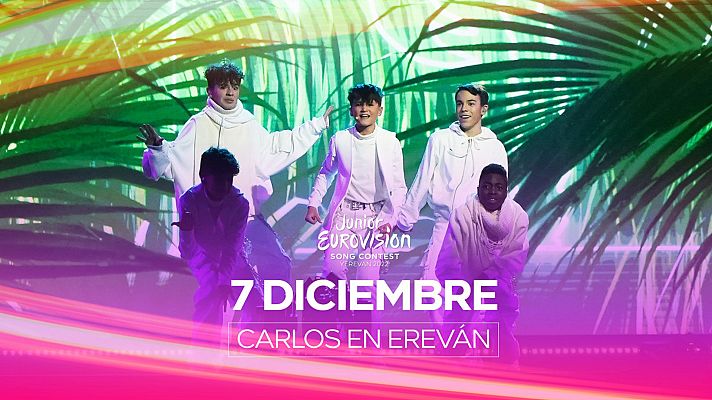 Eurovisión Junior - 7 de diciembre: Carlos Higes realiza su primer ensayo en Eurovisión Junior 2022