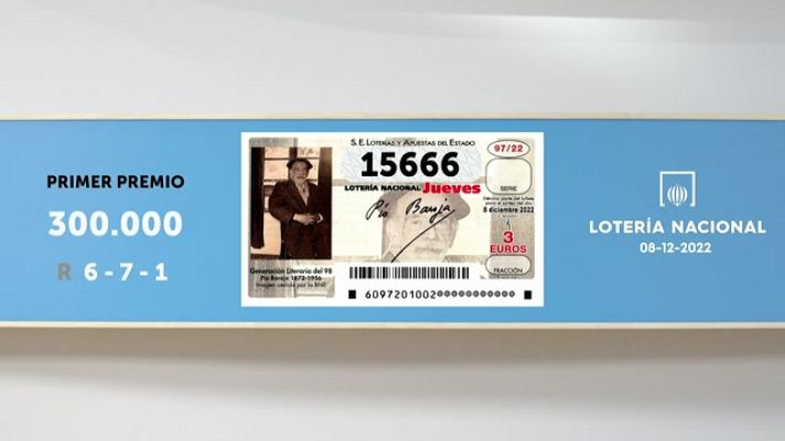 SELAE - Sorteo de la Lotería Nacional del 08/12/2022