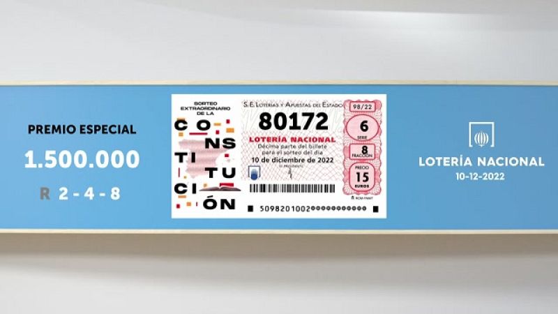Sorteo de la Lotería Nacional del 10/12/2022 - Ver ahora