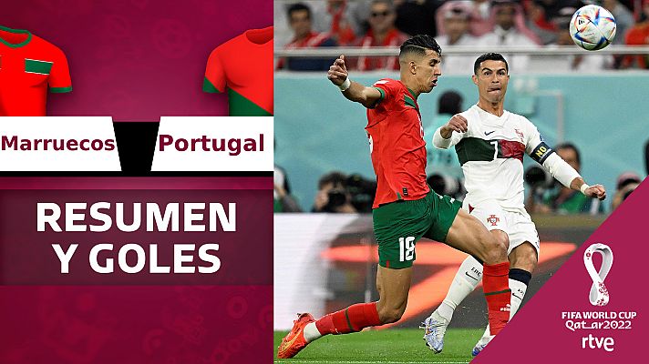 Resúmenes Copa Mundial de la FIFA Catar 2022 - Marruecos - Portugal: resumen y goles