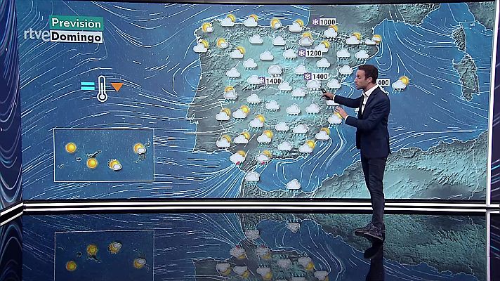 El tiempo - Descenso notable de las temperaturas en zonas del noreste peninsular y Baleares