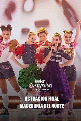 Eurovisión Junior - Macedonia del Norte: "Zivotot e pred mene"